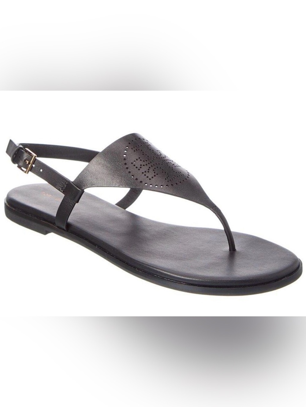 Tory Burch Perforated T Strap Sandal. Ladies 8.5